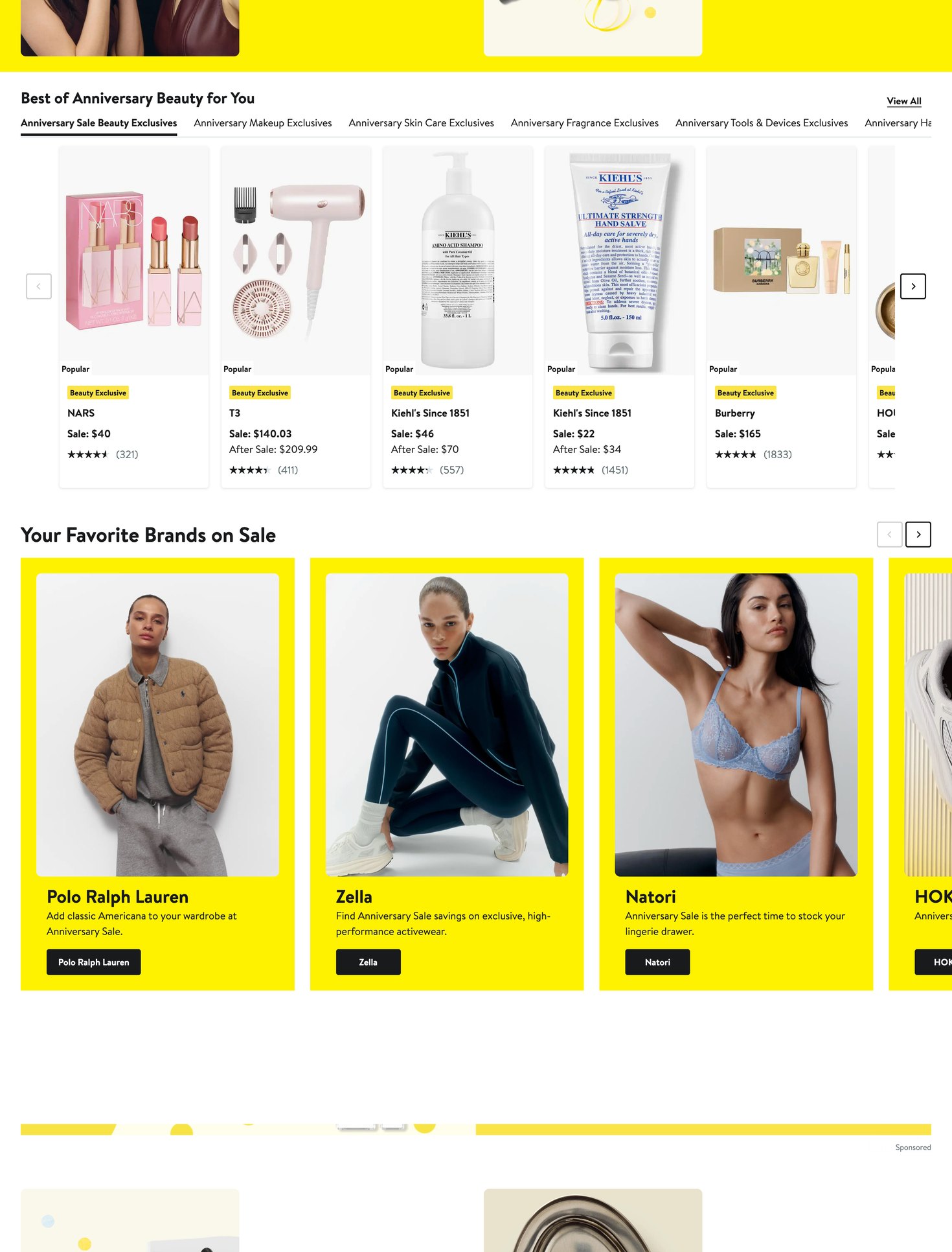 Best of Anniversary Beauty and Your Favorite Brands on Sale